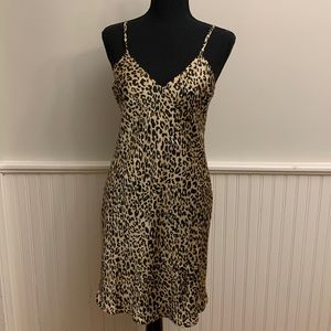 French Connection leopard slip dress size 6